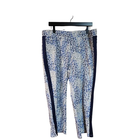 DC2 Miami Streetwear Athletic Cropped Animal Print Pants Womens size XL - Picture 1 of 3